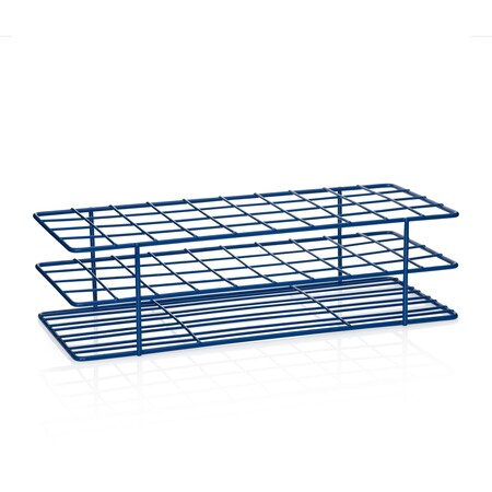 United Scientific Coated Wire Rack, 20-25 mm Tubes, 40 Place, Blue CWRTT09
