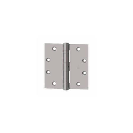 Hager 4-1/2" x 4" Full Mortise Standard Weight Ball Bearing Hinge Satin Chrome Finish 060319