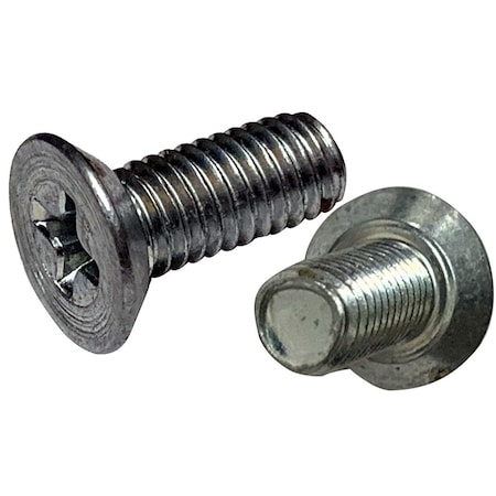 Newport Fasteners #6-32 x 1/2 in, Zinc Plated Steel Flat Head Phillips Drive, 2000 PK 950179-2000