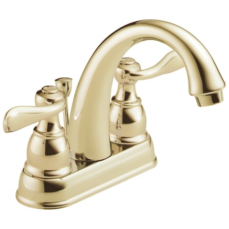 Delta Windemere Two Handle Centerset Bathroom Faucet B2596LF-PB