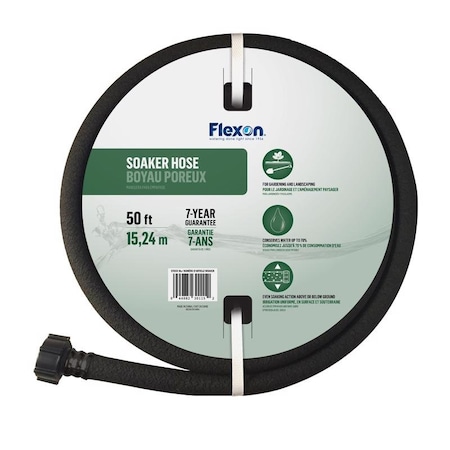 Flexon 3/8 in. D X 50 ft. L Medium Duty Professional Grade Soaker Hose WS50CN