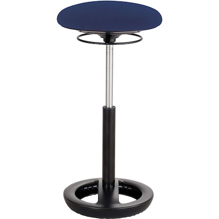 Safco Twixt Active Seating Stool - 22-32"H - Blue 3001BU