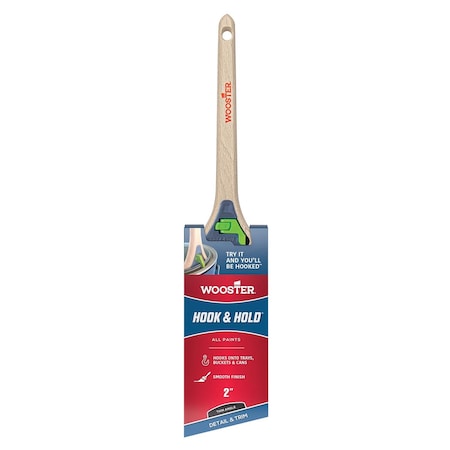 Wooster Hook and Hold 2 in. Soft Thin Angle Trim Paint Brush 5300-2