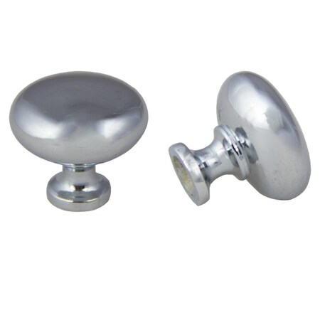 Pride Industrial 1-1/4in St. Louis Cabinet Knob Polished Chrome Finish K81361PC