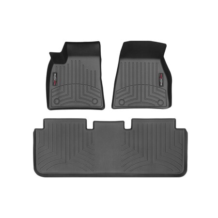 Weathertech Black, Front and Rear Floorliners 44812-1-2