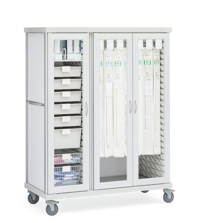 Innerspace Healthcare Roam3 - 3-Cue Catheter and Supply Cart SR3G7CG