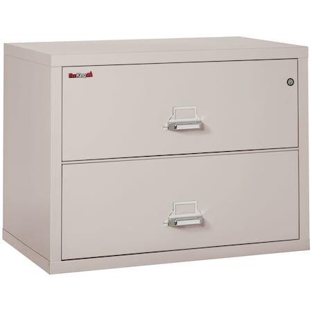 Fireking 2 Drawer, 1 Hr Fire & Impact Rated, 38" Wide Lateral Platinum 2-3822-CPL