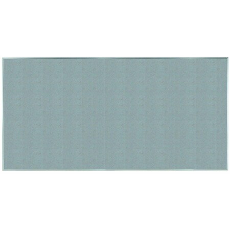 Aarco VIC Cork Bulletin Board w/ a Clear Satin Anodized Aluminum Frame, Potato Skin 48''Hx96''W DW4896182