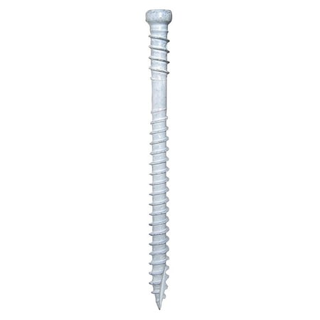 Grk Fasteners RT Series Screw, No 8 Thread, Trim Head, Star Drive, Steel, Climatek 17628