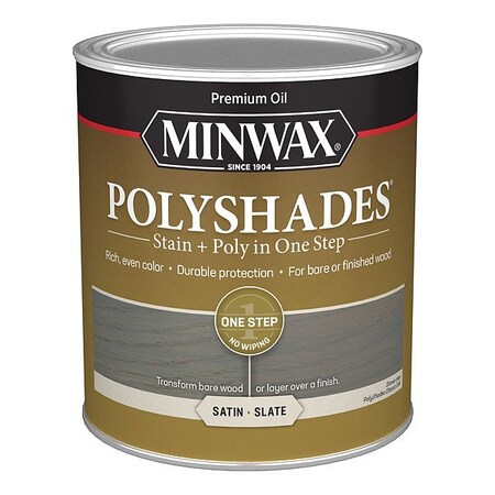Minwax Wood Stain, 1 qt, Slate 613984444