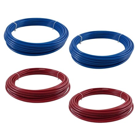 Mytee Products (2 Pack) DOT Air Brake Tubing 3/8in x 100ft Red or Blue MP-ABT-1926-T100-KIT