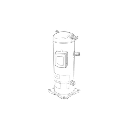 Copeland 460v3ph 122000Btu Scroll Comp ZP122KCE-TFD-950