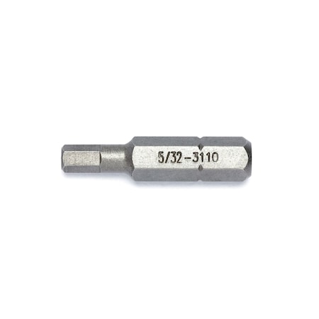 Genius Tools 273005 / 1/4in Hex Shank, 5/32in Hex Screwdriver Bit 30mmL 3110