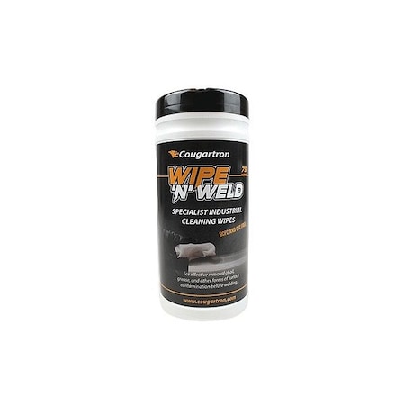 Cougartron Pre-Weld Cleaning Wipes, 2 L, Tube CW0001