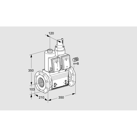 Honeywell Kromschroder VCS8100F05NLQR3B/MPPM/PPPP KS88205356