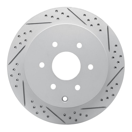 Dynamic Friction Co DFC Geoperformance Rotor - Drilled and Slotted 830-68017R