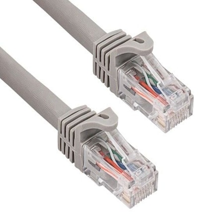Sanoxy 10ft Cat6a 600 MHz UTP Snagless Ethernet Network Patch Cable, Gray SNX-CBL-LDR-C6110-3010