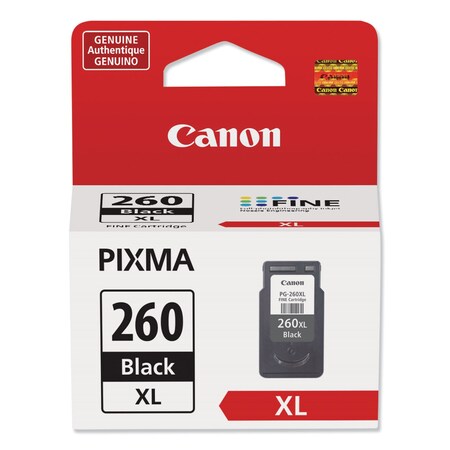 Canon High-Yield Ink 3706C001 (PG-260XL), Black 3706C001