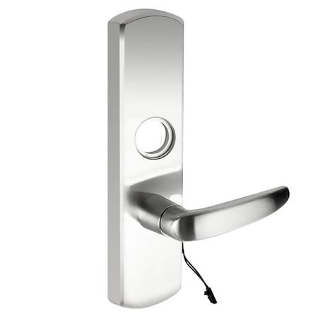 Von Duprin Grade 1 Motorized Lever Trim, Classroom, 07 Lever with Escutcheon, Bright Chrome, Left Hand Reverse M996L-07-R/V US26 LHR