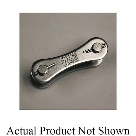 Tsubaki Double Pitch Standard Connecting Link, C2060HAS chain, 1.5P, 1.224 OAW, .235 Pin, 600 SS C2060HASCL