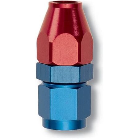 Kento Gear 0.37 ft. Straight -6AN Female Swivel with 0.37 ft. Tube, Blue KE360757