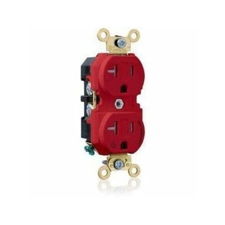 Leviton Extra Heavy Duty Controlled Duplex Receptacle 20 Amp, 125 Volt 5362-1PR