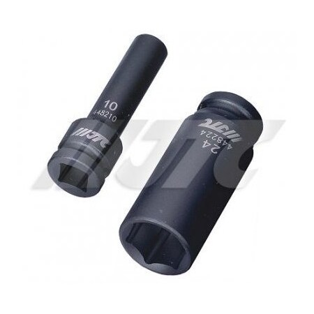 Jtc Auto Tools 1/2 in Drive Deep Impact Socket, 26mm Metric, 6-Point, Chrome Molybdenum Steel 448226