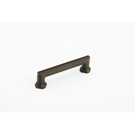 Schaub 4in Center to Center Empire Cabinet Pull Ancient Bronze Finish 877-ABZ