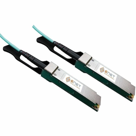 Enet NVIDIA MELLANOX MFS1S00-V010E COMPATIBLE TAA COMPLIANT 200GBASE-AOC QSFP56 ACTIVE OPTICAL CABLE MFS1S00-V010E-ENC