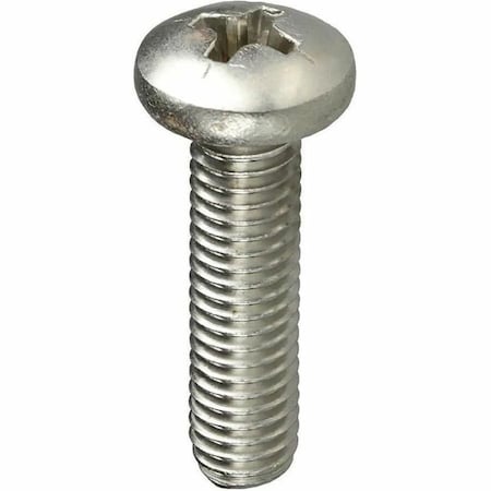 Dottie #10-24 x 1 in Phillips Pan Machine Screw, Plain 18-8 Stainless Steel, 100 PK PMS10241