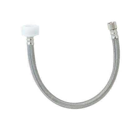 Do It Best 3/8'' COMP x 7/8'' BC x 16'' Braided Stainless Steel Toilet Supply Line 496-104DIB