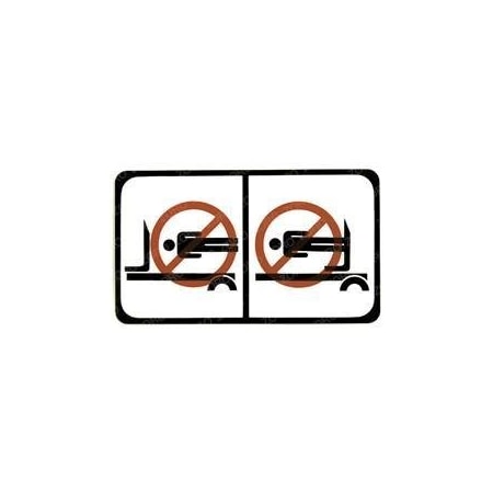Komatsu REPLACEMENT DECAL, FORK WARNING 3EB-96-A5920