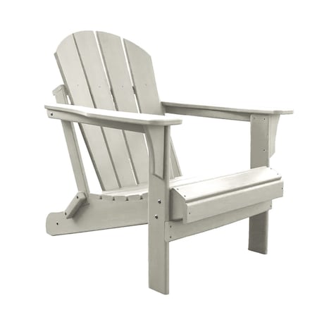 Panama Jack Outdoor Panama Jack Polyresin Folding White Adirondack Chair PJO-4001-WHTE