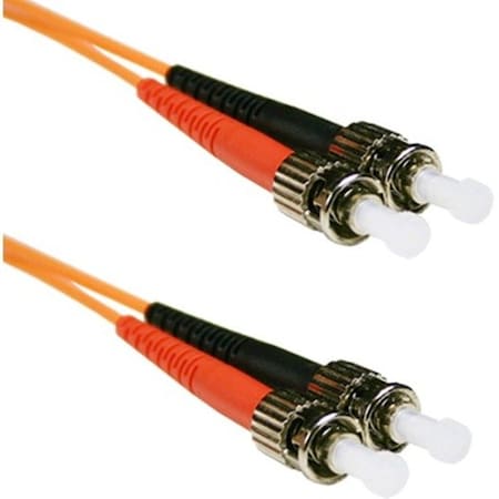 Enet 2M St/St Duplex Multimode 62.5/125 Om1 Or Better Orange Fiber ST2-2M-ENC