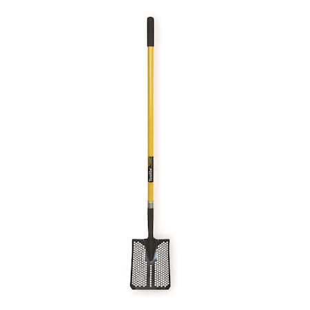 Seymour Midwest Long-Handle Square Blade Perforated Shovel 49502