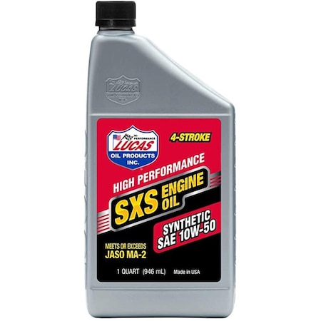 Lucas Oil 10W50 SXS Synthetic Oil - 1 qt. LUC11212