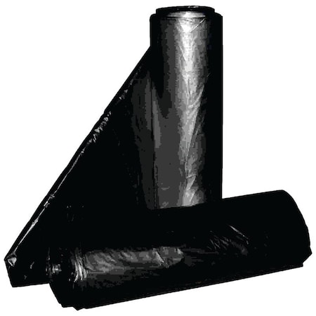 Aluf Plastics RCT33 Royal Crown Top Liner, 33 x 39 in, 33 gal Capacity, Metalocene Blend, Black RCM-3339