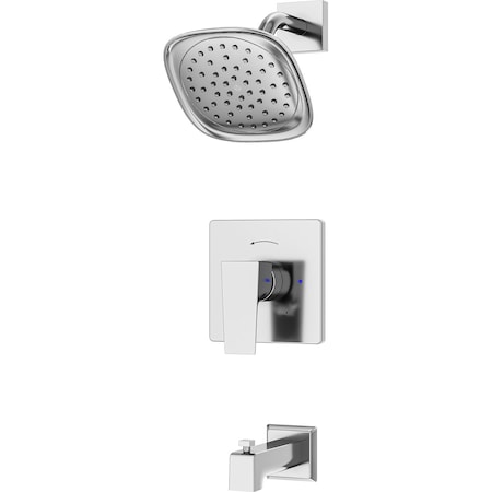 Symmons Verity Single Handle Wall Mounted Tub and Shower Trim Kit (Valve Not Included) 2.0 GPM 4992TRM