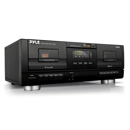 Pyle Dual Stereo Cassette Tape Deck PT659DU
