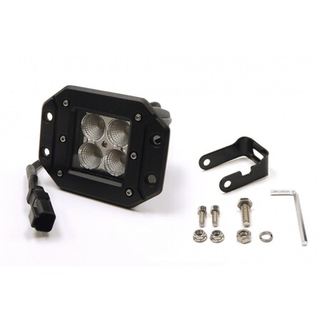 Complete Athlete 3 x 3 in. 16W Square Flush Mount LED Light Flood CO3627441