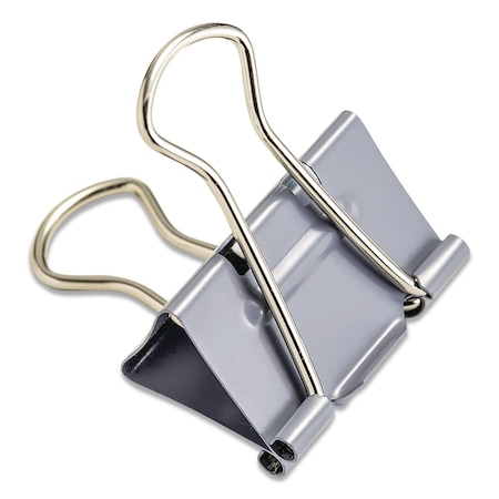 Officemate EZ Binder Clips, Medium, Gray, 48PK 99550