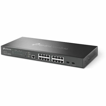 Tp-Link TP-Link Omada 16-Port 2.5G and 2-Port 10GE SFP+ L2+ Managed Switch with 8 Port PoE+ SG3218XP-M2