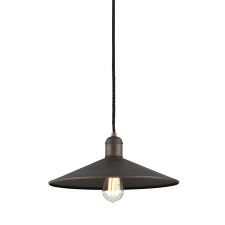 Troy Lighting Mccoy 1 Light Pendant 14 In. Vintage Bronze F5422-VBZ
