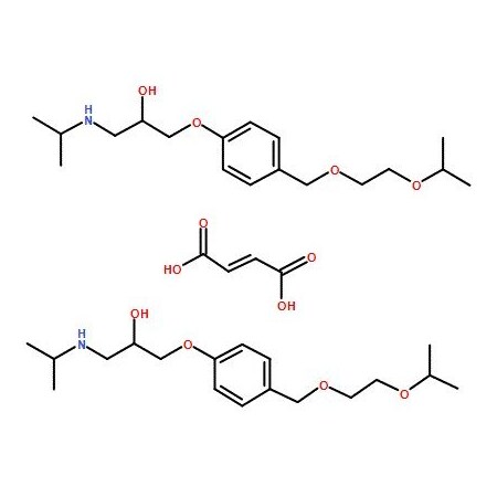 Ak Scientific Bisoprolol hemifumarate (200mg), CAS 104344-23-2 G646-200mg