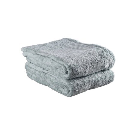 Homeroots Set of Two Sea Green Cotton 30" X 54" Quick Dry Terry Cloth Bath Towels, 2PK 700341