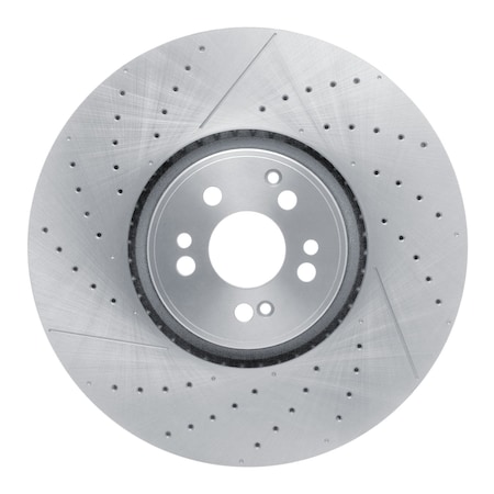 Dynamic Friction Co DFC Brake Rotor - Drilled and Slotted 630-63191
