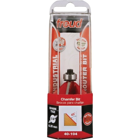 Freud 1-11/32'' Chamfer Router Bit 40-104