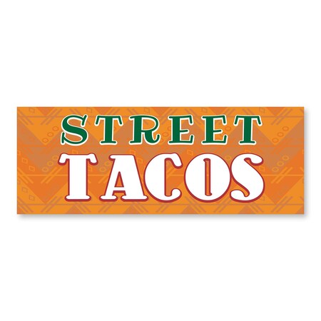 Signmission Street Tacos, 12 Inch, Decal D-12-30425