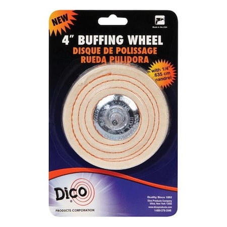 Dico 527404M 4 in. Mounted Buffing Wheel 2115632