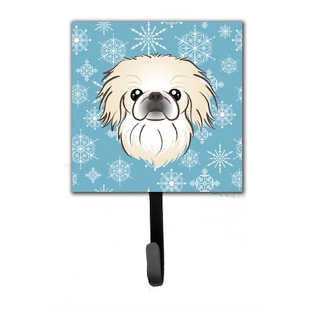 Carolines Treasures Snowflake Pekingese Leash and Key Holder BB1655SH4